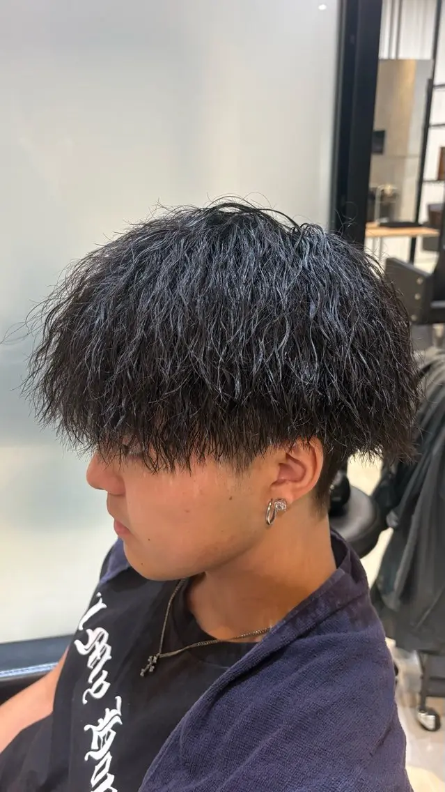 カット+ツイストスパイラルパーマ+トリートメントの写真