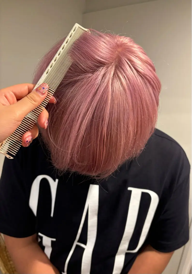 ショート カラー メンズ mitsuki ブリーチモデルのヘアスタイル