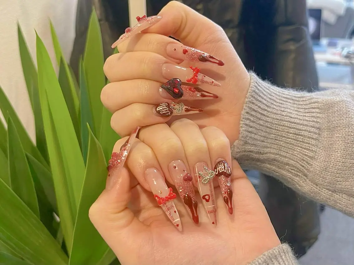 ネイル アートネイル ジェルネイル 持ち込み ニュアンスネイル 夏ネイル アンアンBelle Nail 池袋のネイルデザイン