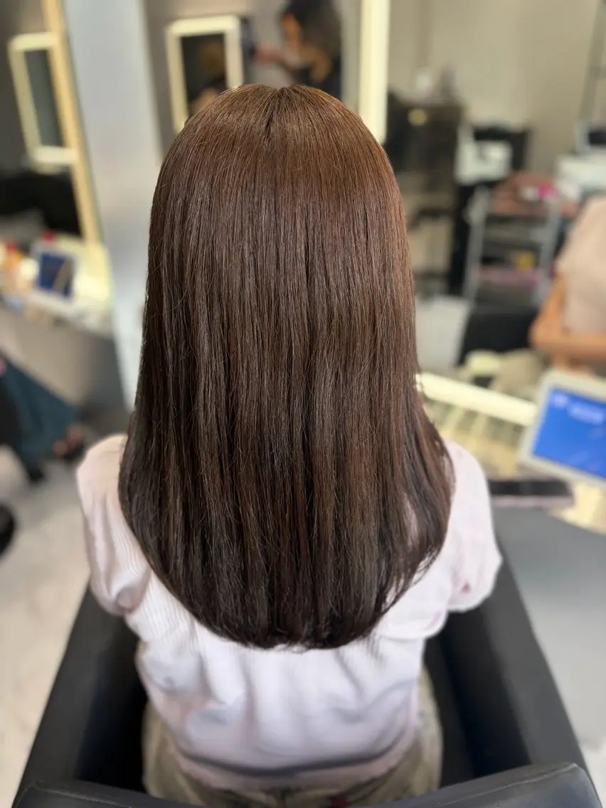 ミディアム ヘアカラー じゅり🍒 /CS栄のヘアスタイル