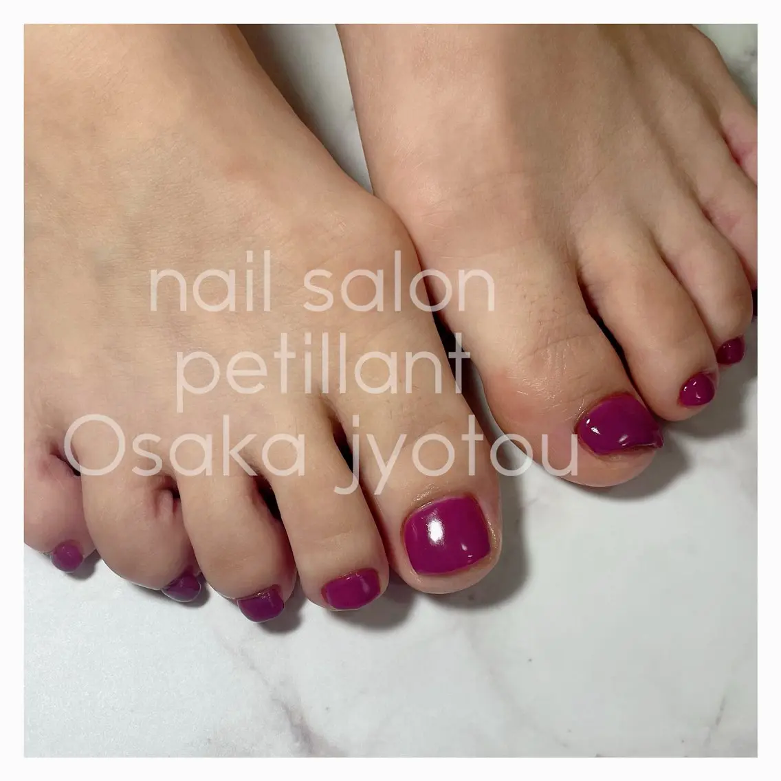 ネイル 長さ出し nail salon petillantのネイルデザイン