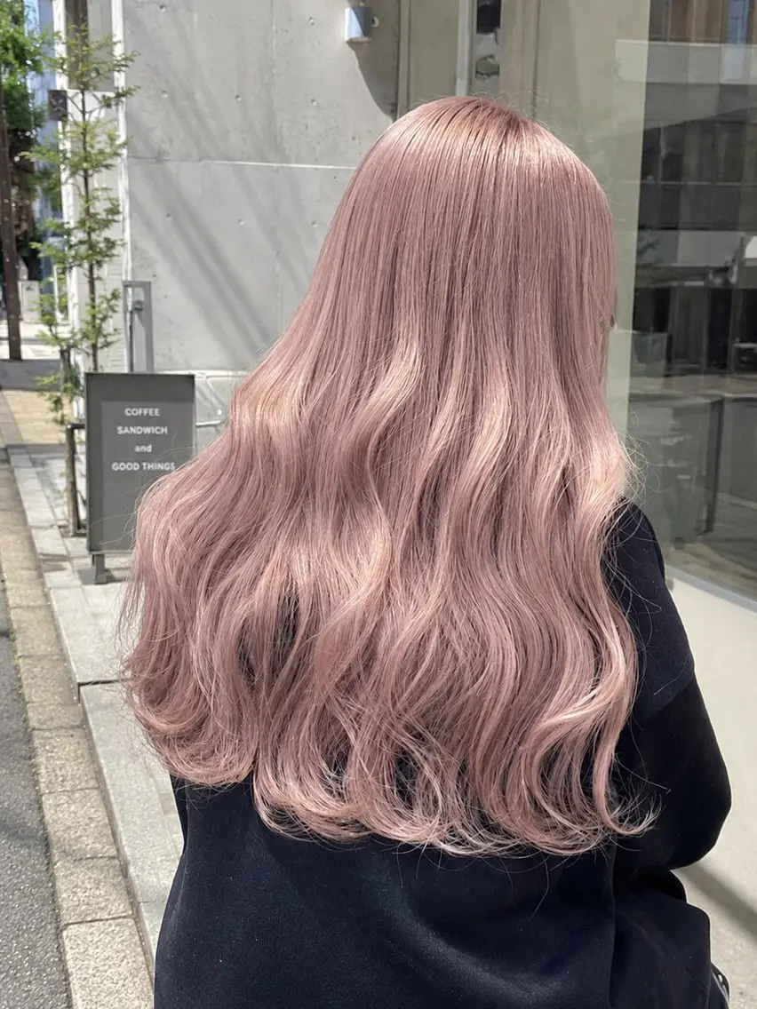 セミロング カラー ヘアカラー KUREHA/艶モテ カラー✨／海外系🌺のヘアスタイル