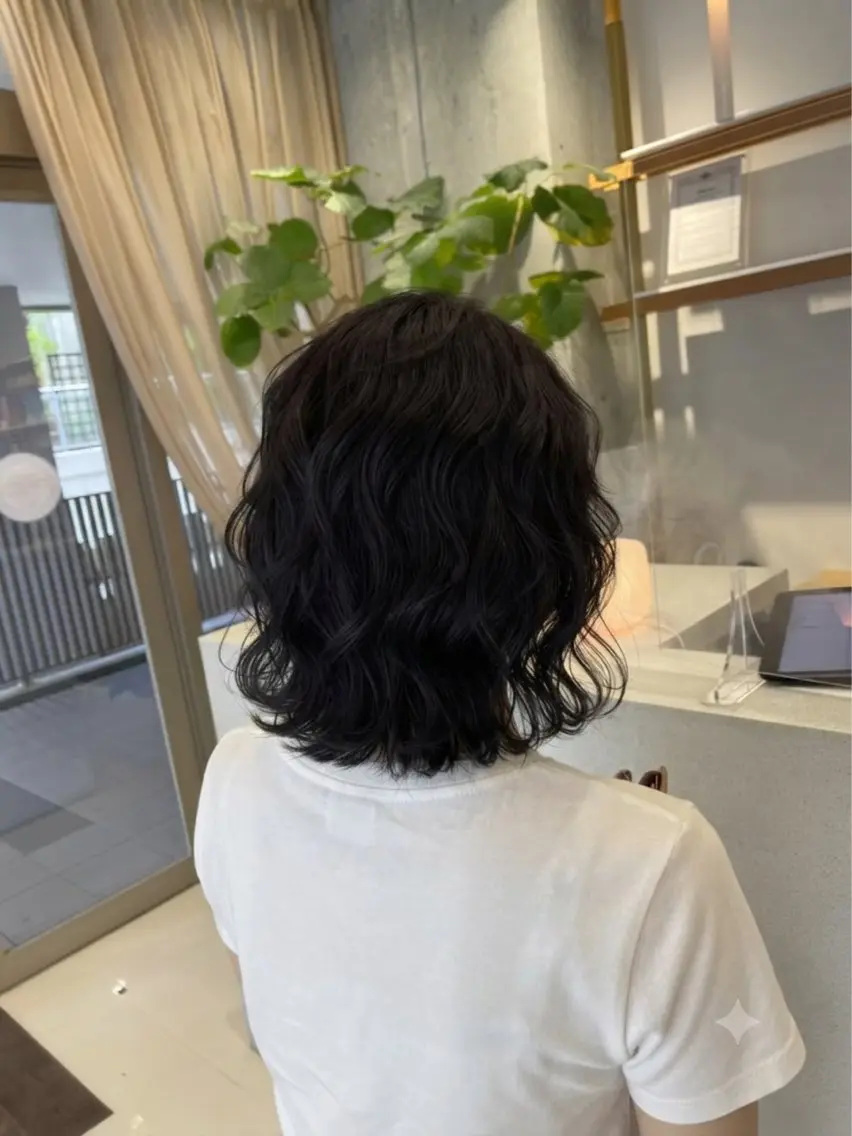 ショート パーマ 🦋NIA🦋 SALONECINQのヘアスタイル