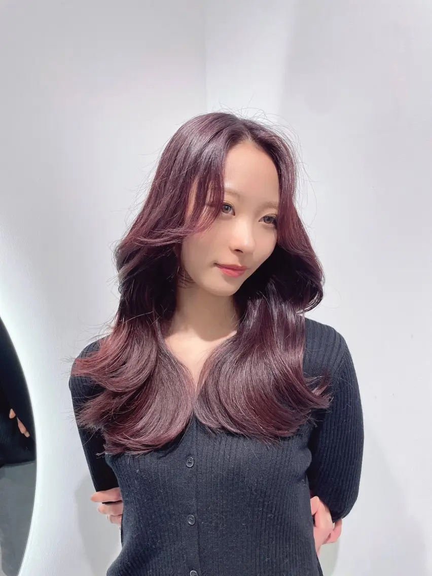 セミロング カット ヘアカラー トリートメント 寺島 圭人のヘアスタイル