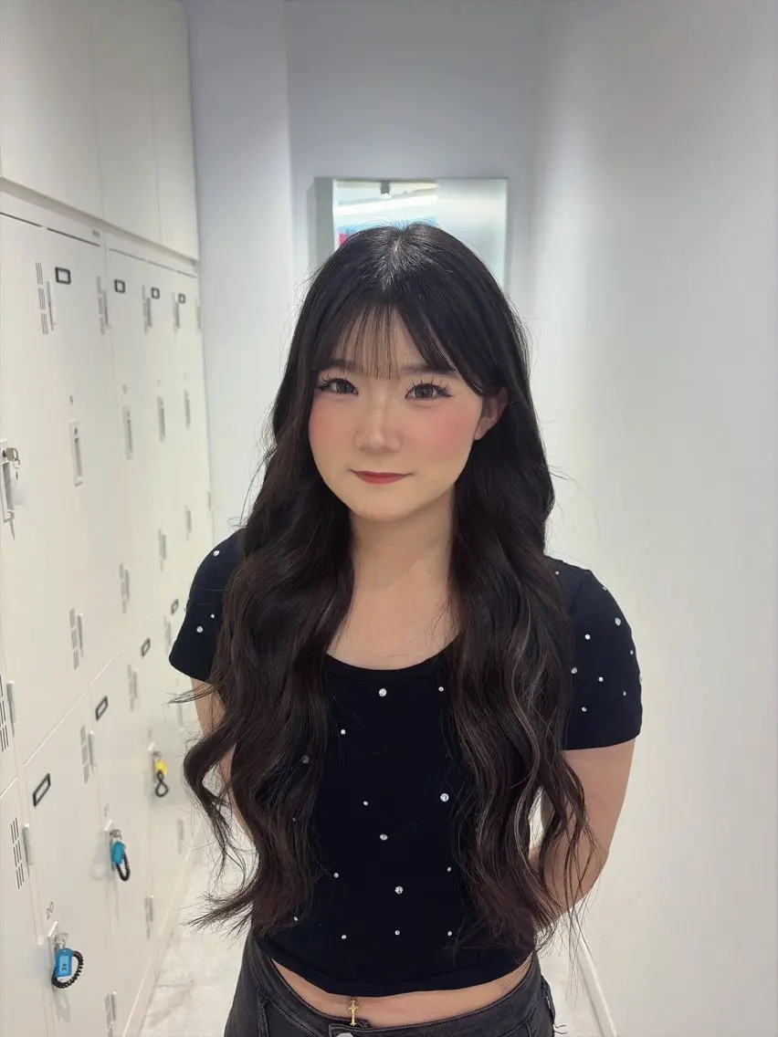 ロング エクステ 💗透明感カラー🫧 Ruka🎀のヘアスタイル