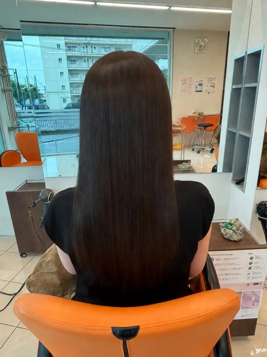 ロング カラー ヘアカラー 米本 実桜のヘアスタイル