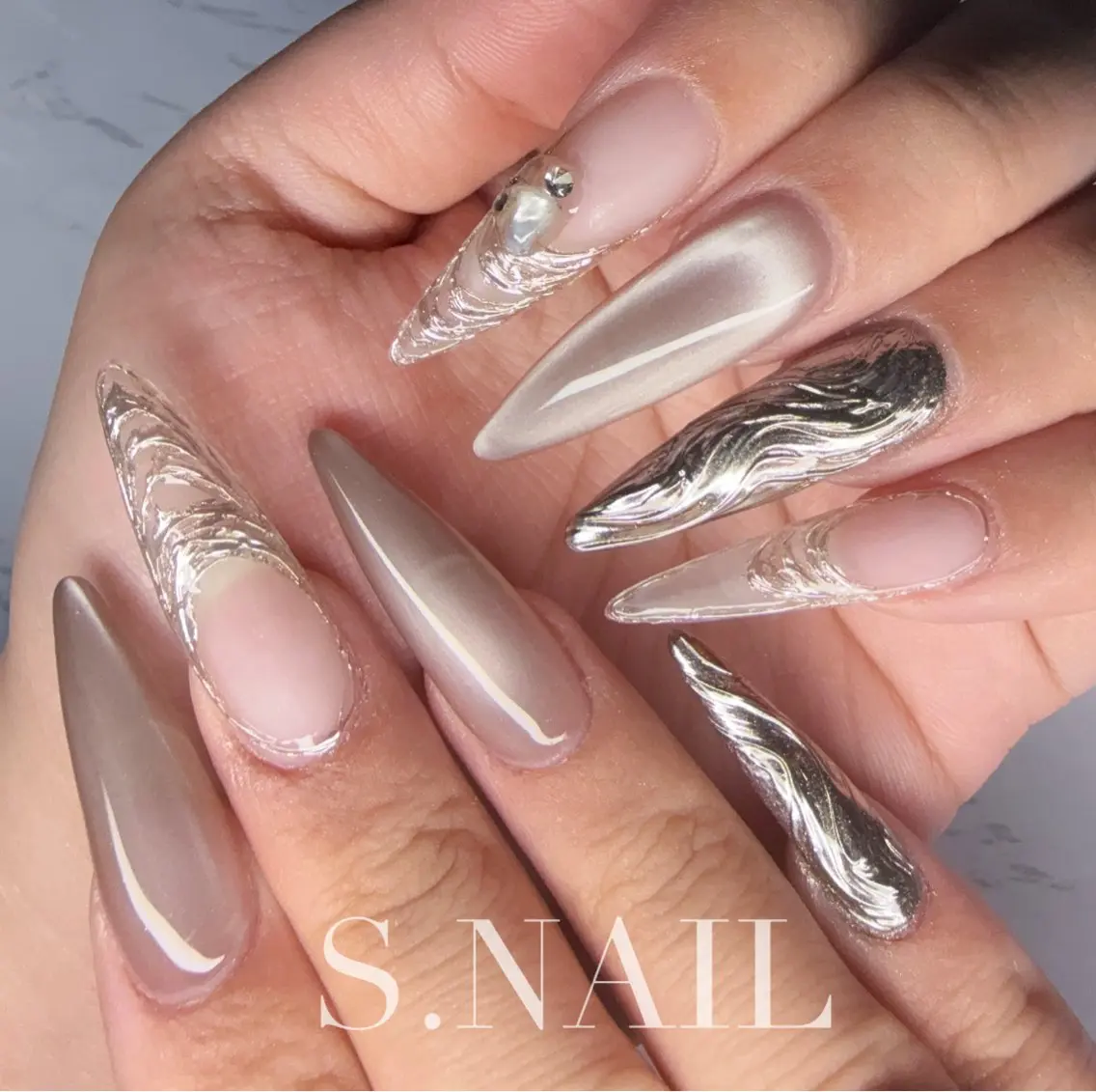 ネイル ハンドネイル S.NAIL Suuのネイルデザイン