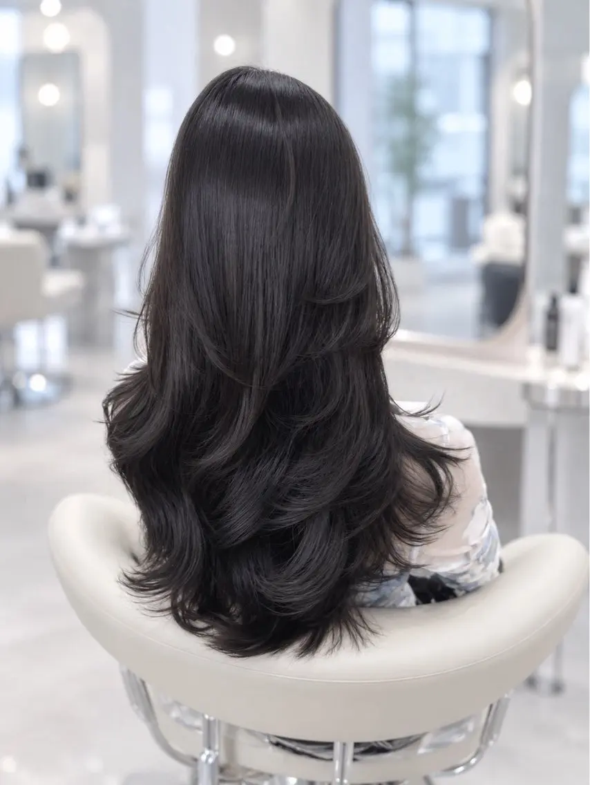 ロング カラー ヘアカラー トリートメント Sugar梅田 🌟HARUTOのヘアスタイル