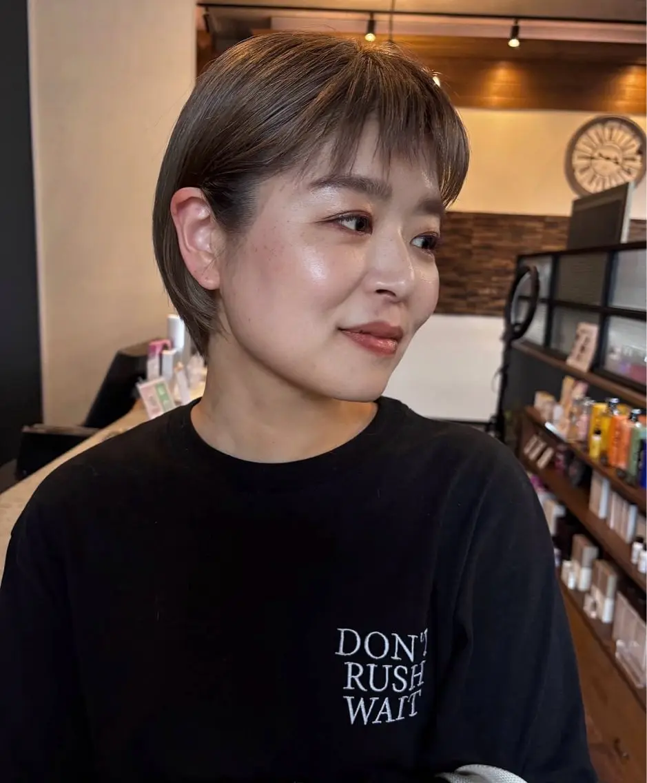 ショート ショートヘア peige 西村ひなりのヘアスタイル