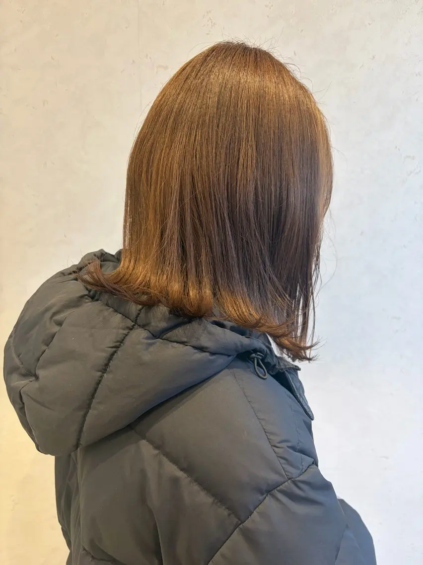ミディアム ヘアカラー トリートメント ナチュラル／透明感 💎maoのヘアスタイル