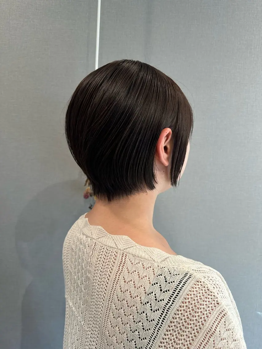 ショート カラー アディクシーカラー ブルーカラー カット ヘアカラー トリートメント K Harukaのヘアスタイル