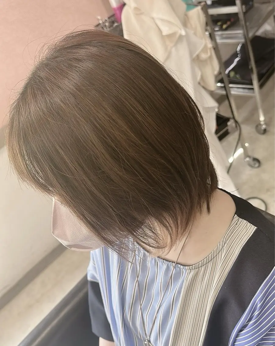 ショート 前下がりボブ ボブ ハッシュカット レイヤーカット 中島 剛のヘアスタイル
