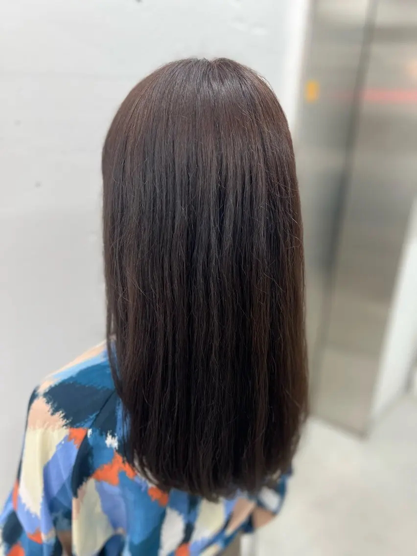 セミロング カラー ブラウンカラー 透明感カラー ココアブラウン ナチュラルブラウン ヘアカラー 🌷︎あすか🌷 JILLSTUDIOのヘアスタイル