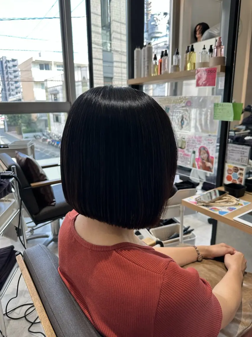 ショート ボブ 🫧のばた /川越/透明感🫧のヘアスタイル