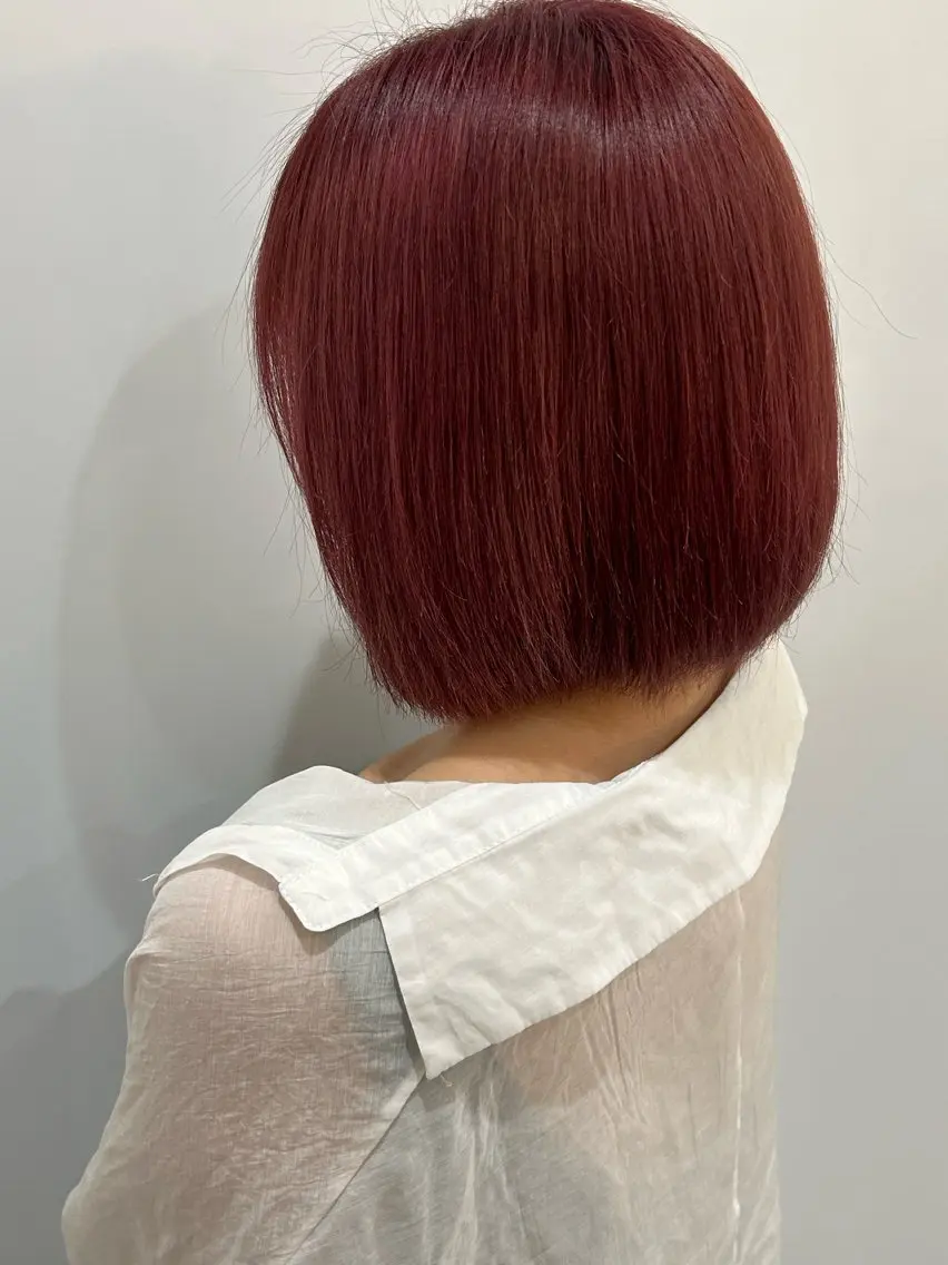 カラー 村上 ななみのヘアスタイル