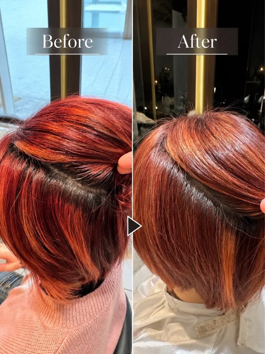 ショート カラー プチアルク 新田のヘアスタイル