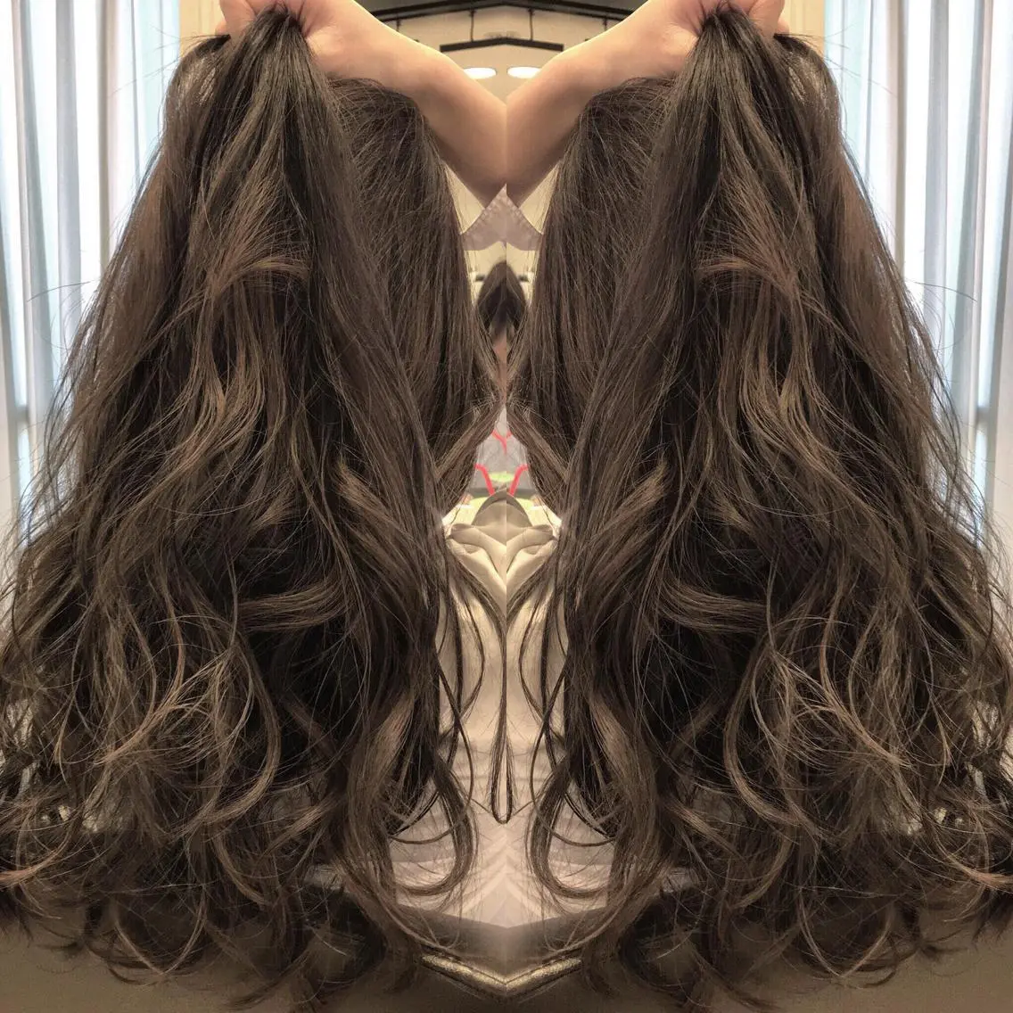 ロング カラー box mico. mutsumiのヘアスタイル