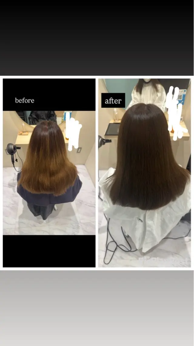 ロング カット ヘアカラー トリートメント 丹野 圭太のヘアスタイル