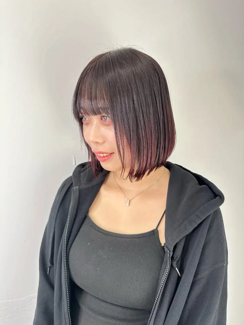 カット 心斎橋 韓国レイヤ ー指名No.1renのヘアスタイル