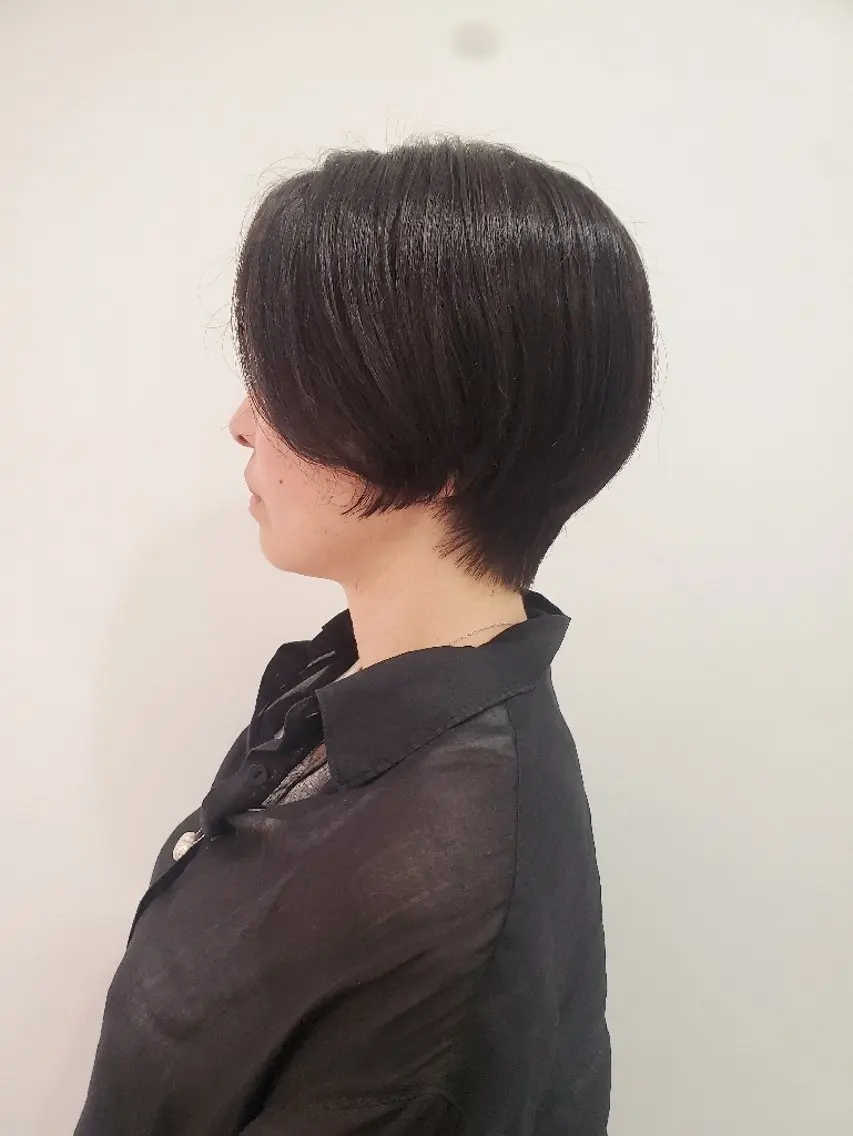 ショート カラー カット ヘアカラー トリートメント ヘッドスパ 齋藤 愛美のヘアスタイル