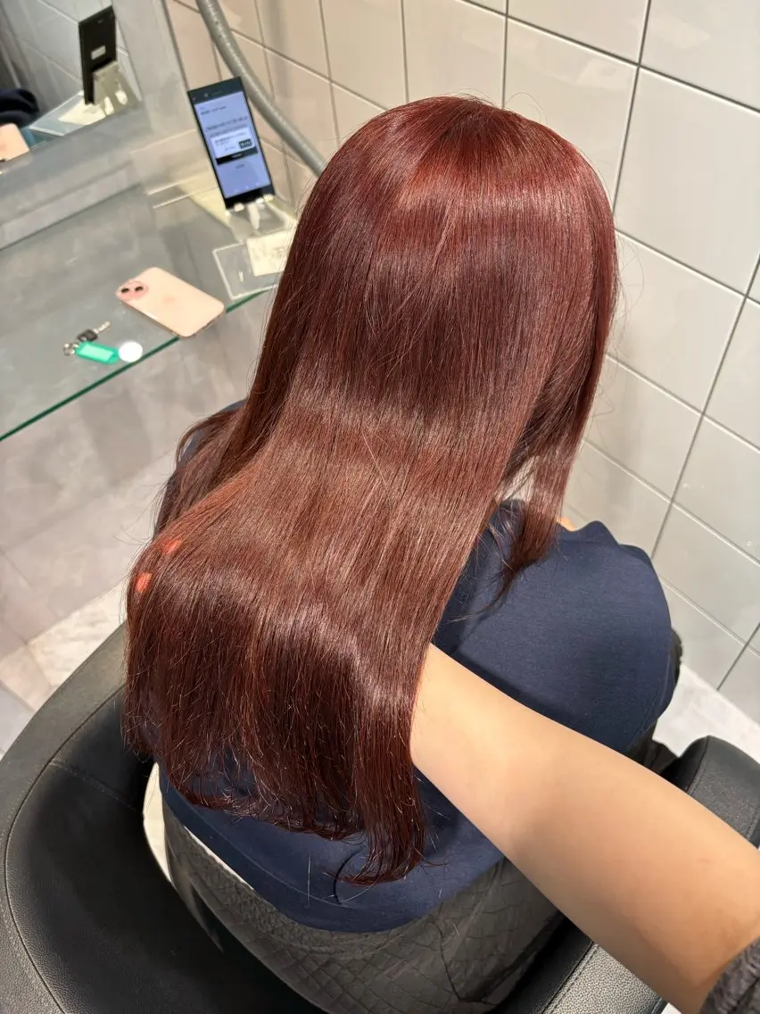 ロング カラー 表参道♡暗髪♡ 艶カラー♡アユミのヘアスタイル