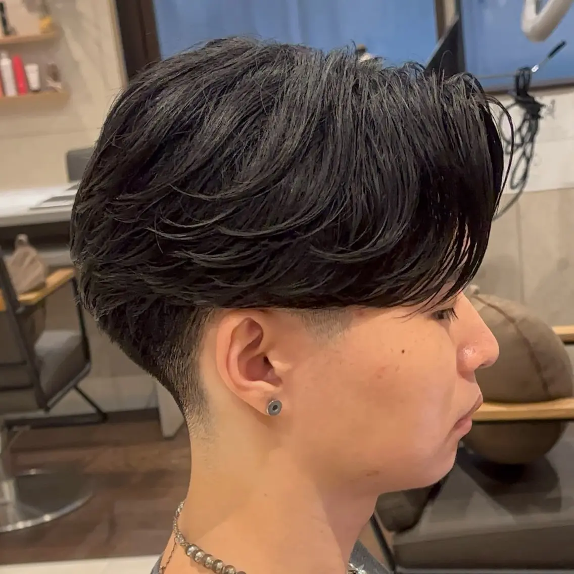 ショート パーマ メンズ メンズパーマ カット パーマ 千葉 モテる毛流れ メンズパーマ 泉将太のヘアスタイル