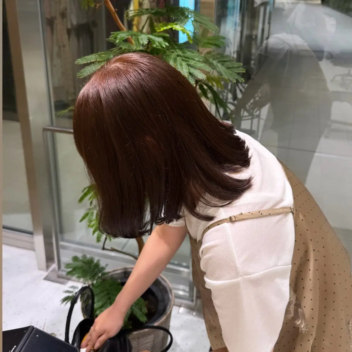 カラー ベージュカラー ブラウンカラー モカベージュ ヘアカラー 坂本 姫璃のヘアスタイル