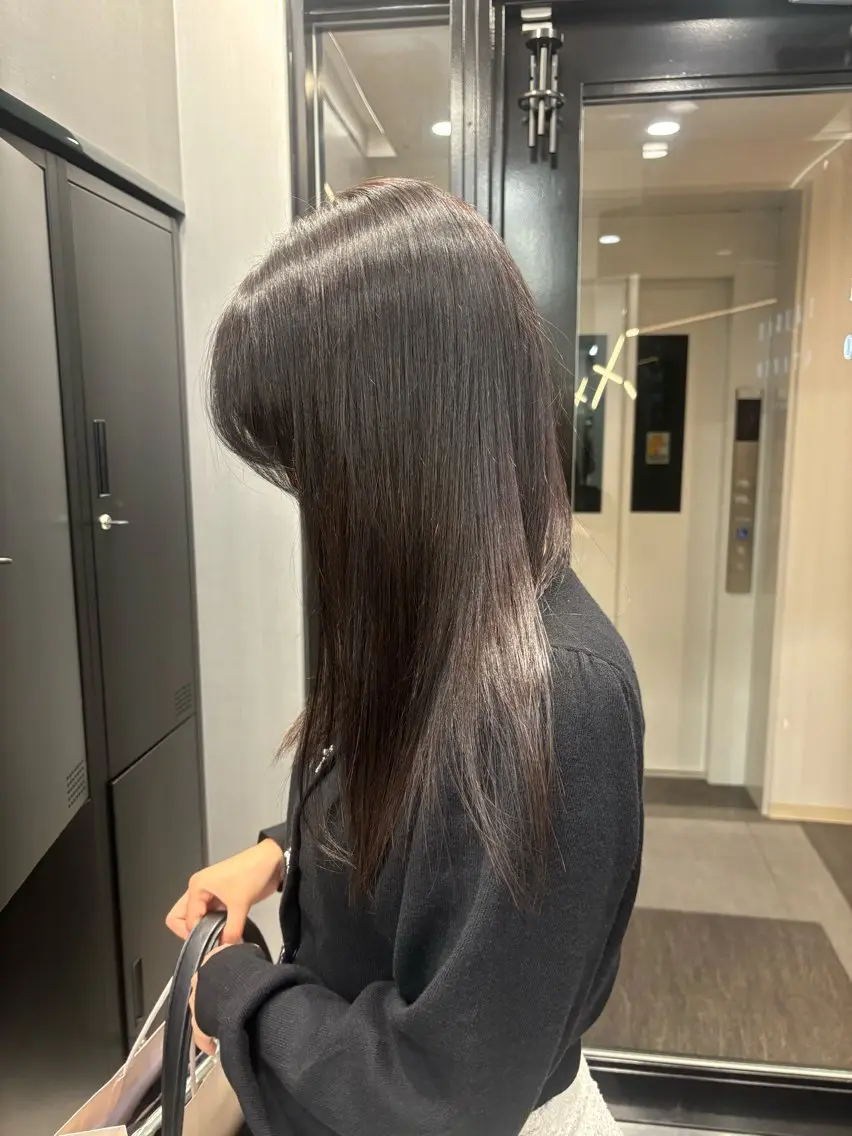 セミロング ヘアカラー 山本 優太のヘアスタイル