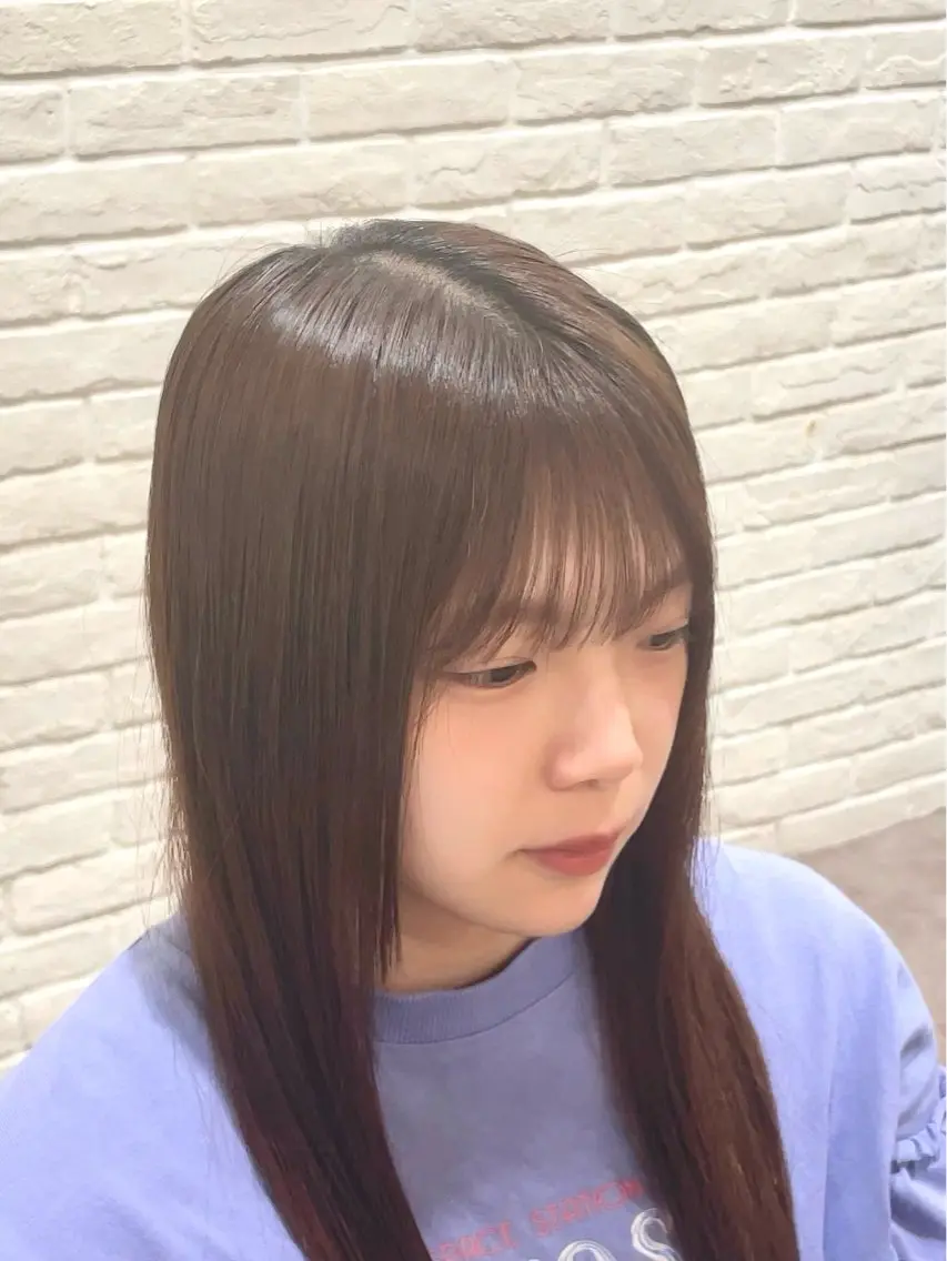 𓊆ㅤminimo限定価格𓊇 ポイント縮毛矯正 （前髪）🐩💭ྀི 雨の湿気でうねりやすい季節にピッタリ🌻*.ﾟの写真
