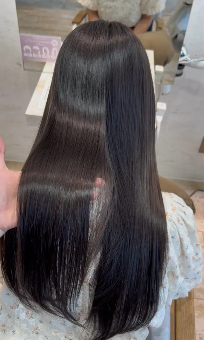 ロング 髪質改善 トリートメント 田中 千尋のヘアスタイル