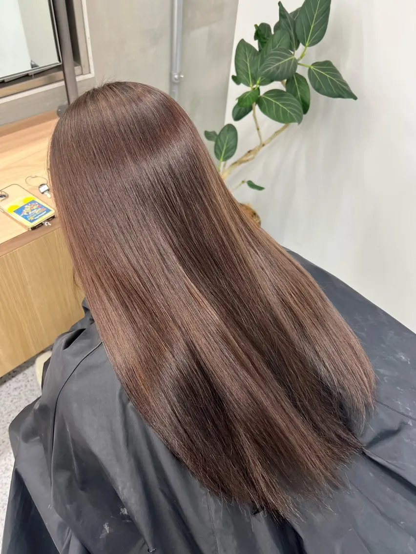 ロング カラー ブラウンカラー ハイトーンカラー トリートメント 透明感ハイトーン🐩 原宿/yumekaのヘアスタイル