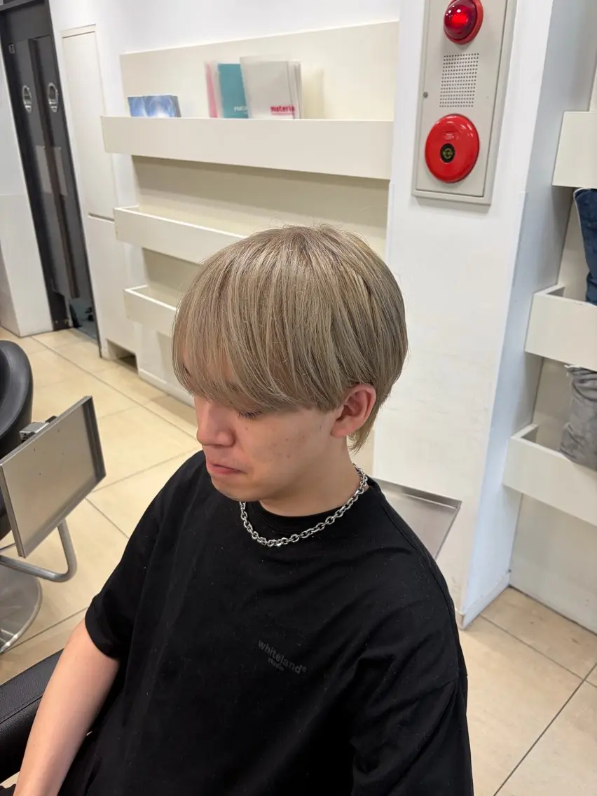 ショート メンズ マッシュ カット 芦分 裕太のヘアスタイル