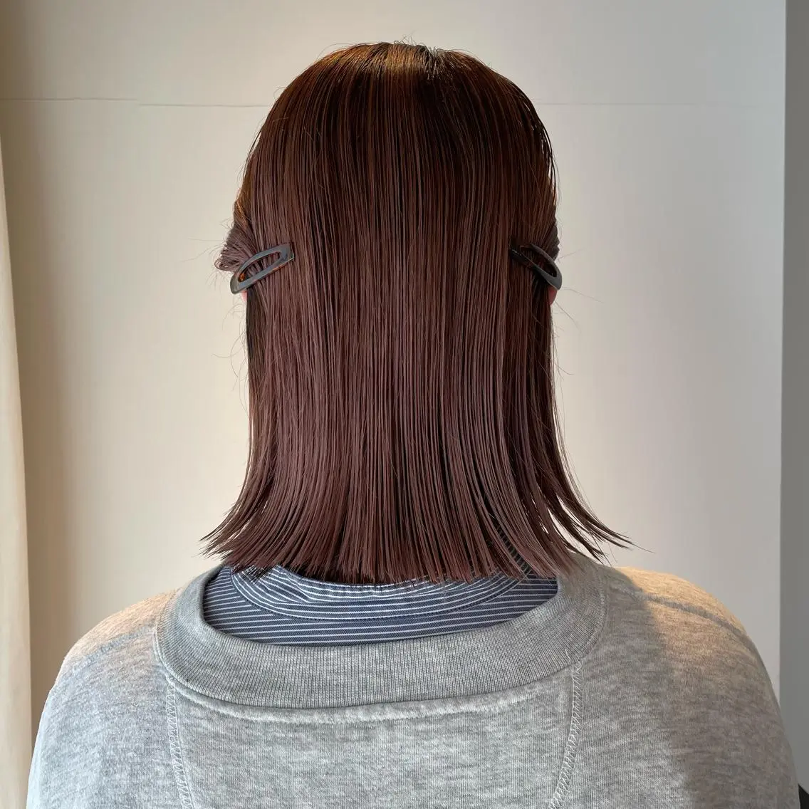 ミディアム カラー パーマ ヘアアレンジ メンズ キッズ ネイル マツエク・マツパ アイブロウ 暖色・前髪カット 🎗️佐藤ゆみこのヘアスタイル