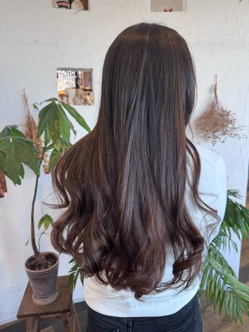 ロング カラー カット ヘアカラー トリートメント 🌸小掛🌸 豊橋外国人風カラーのヘアスタイル