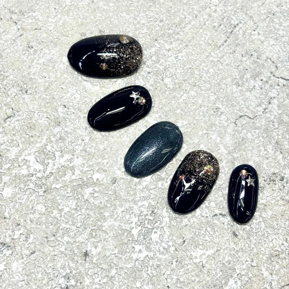 ネイル ⭐︎休業中の練習⭐︎ JNA認定講師髙橋のネイルデザイン
