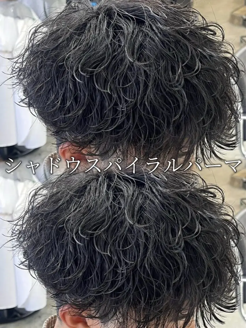 ショート パーマ メンズ カット パーマ mare下関店 /太陽のヘアスタイル