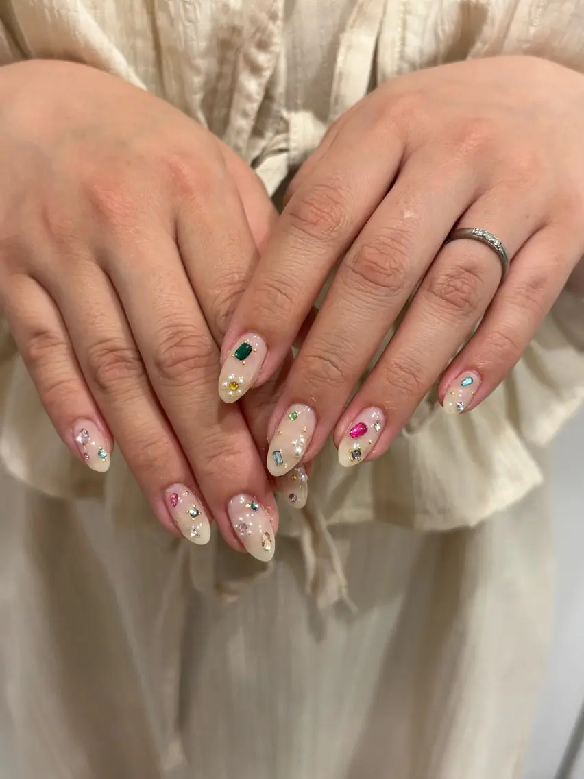 ネイル キラキラネイル piyu nail miyuのネイルデザイン