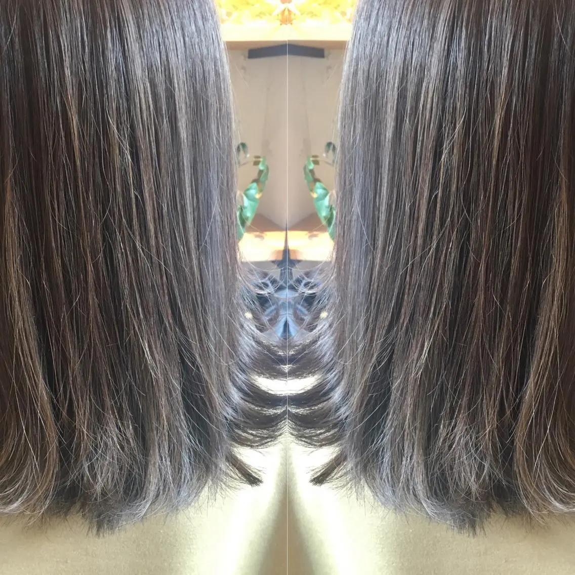 ミディアム カラー 透明感カラー グレージュ ハイライトカラー イルミナカラー ハイライト カット ヘアカラー トリートメント レイヤー/大人メンズ パーマ🌀 平島拓也のヘアスタイル