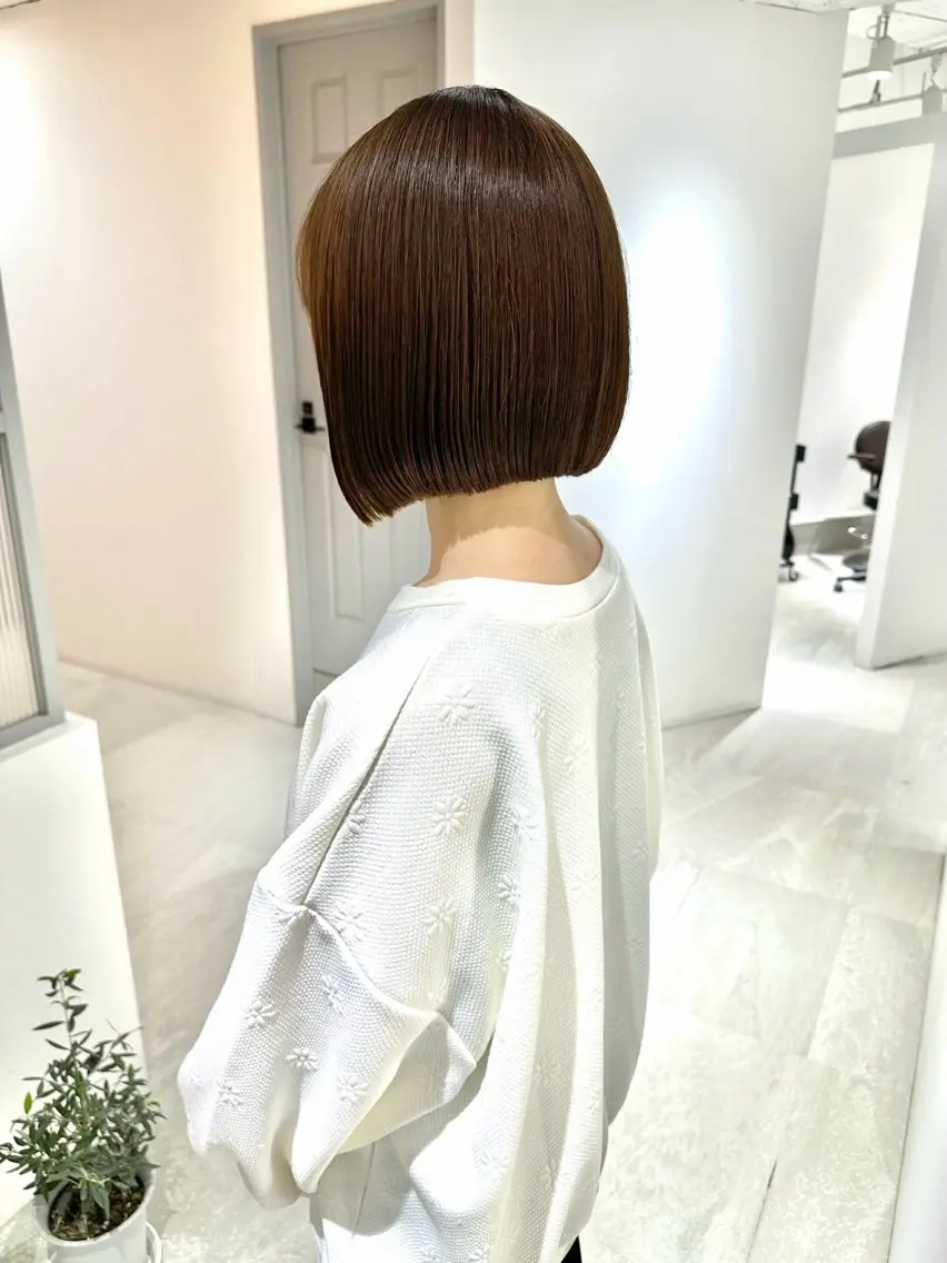 ショート カラー 髪質改善 似合わせカット トリートメント カット ヘアカラー トリートメント 髪質改善 縮毛矯正/ レイヤー/銀座/本木のヘアスタイル