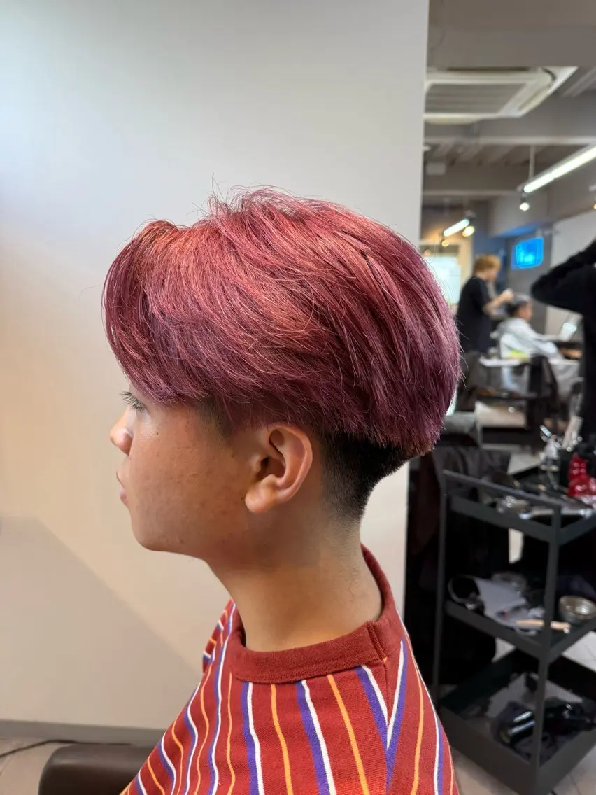 メンズ ヘアカラー 直毛改善特化美容師/ 大森雄貴のヘアスタイル