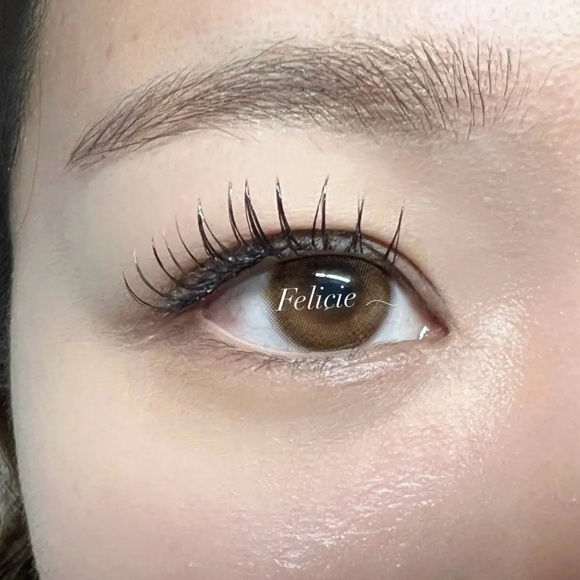マツエク・マツパ フラットラッシュ マツエク Felicie＊ Sayakaのマツエク・マツパデザイン
