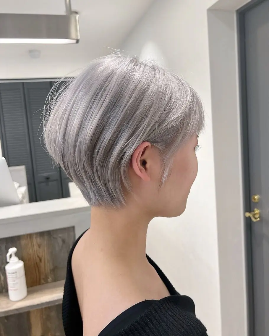 ショート くびれヘア ショートヘア ケアブリーチ🌟 ♢WATARU♢のヘアスタイル