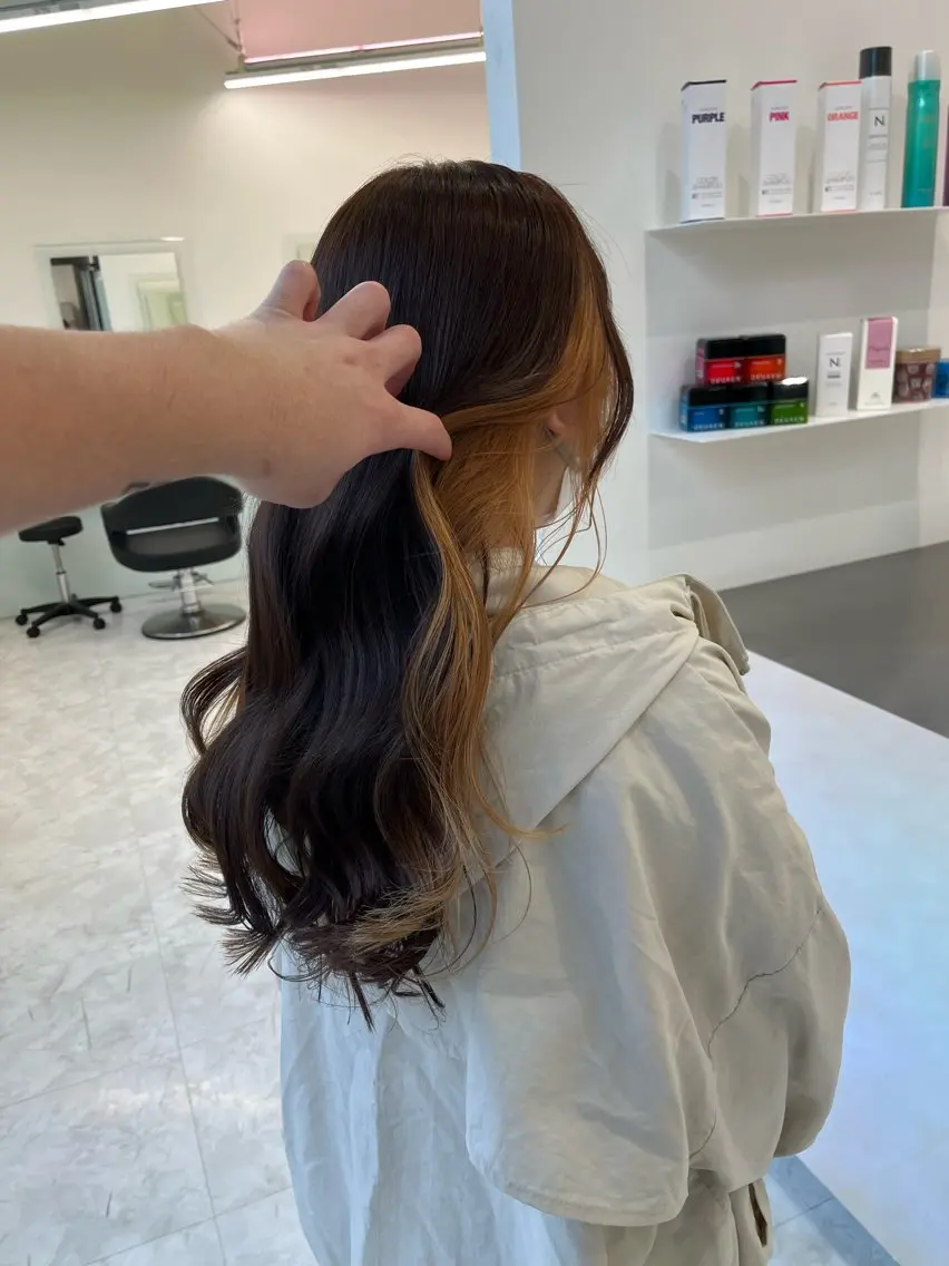 セミロング カラー ヘアカラー トレンドレイヤー No.1/KOHEIのヘアスタイル