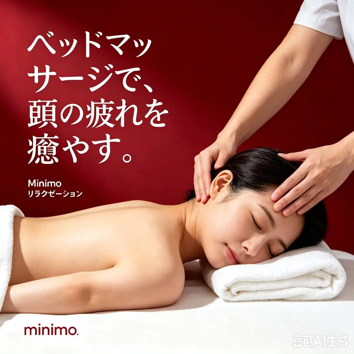 ガチガチ首肩こり&肩甲骨疲れに上半身アロマリンパ+快眠ヘッドスパの写真
