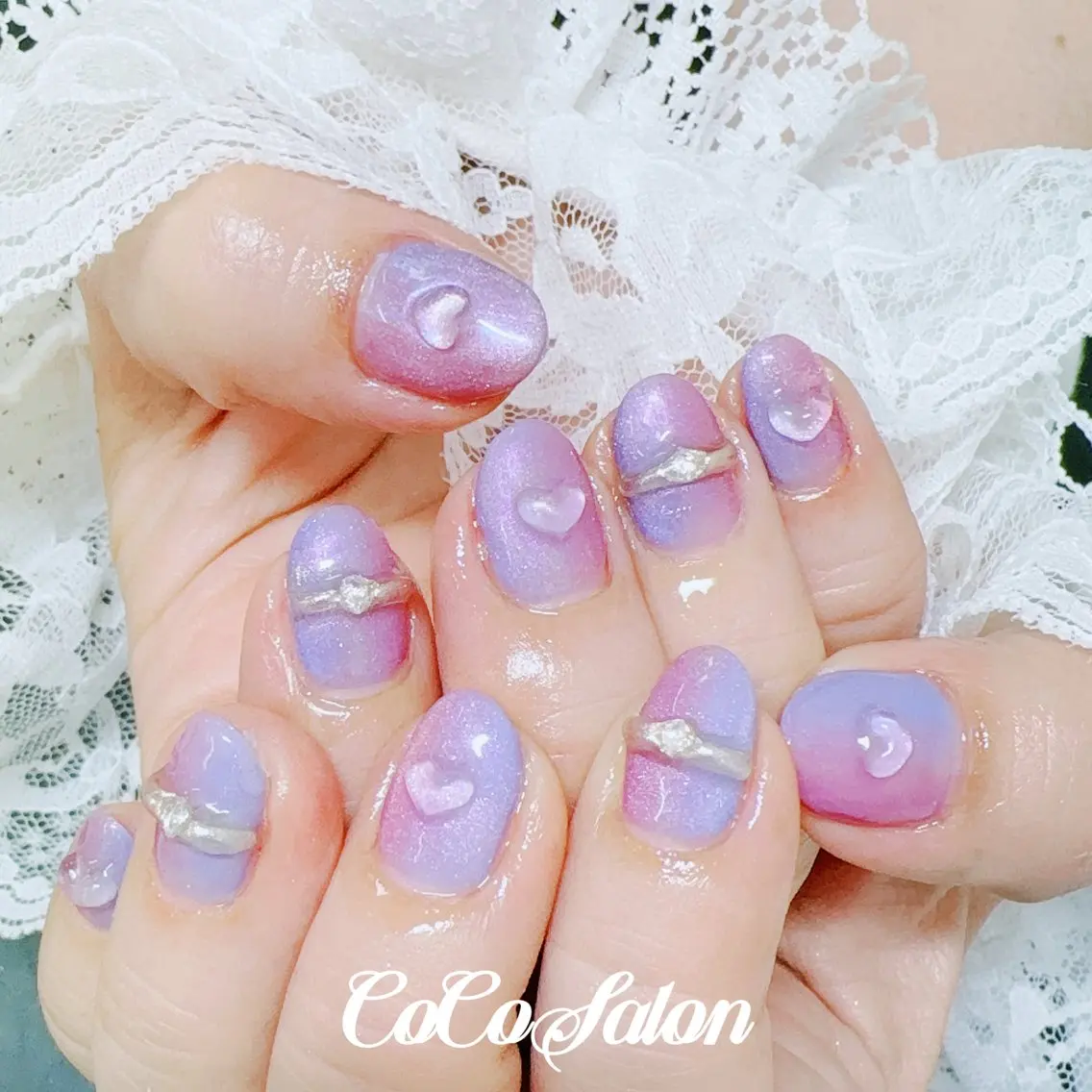 ネイル 夏ネイル ハンドネイル CoCo Salon ネイル/睫毛/脱毛のネイルデザイン