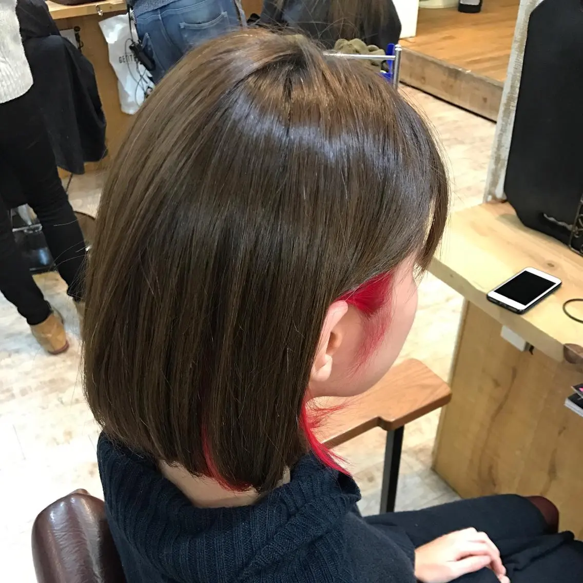 ショート カラー ヘアカラー 中川 仁のヘアスタイル