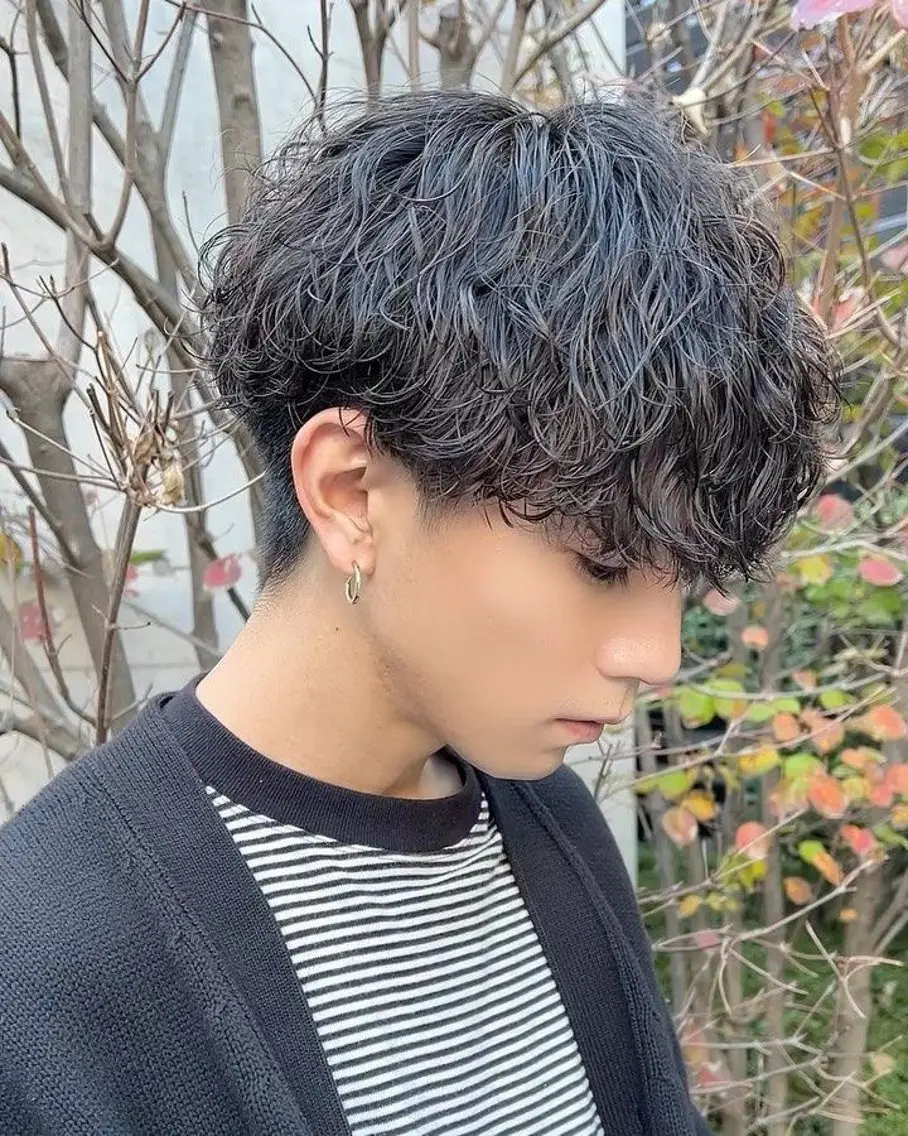 パーマ メンズ メンズパーマ soyon 心斎橋店のヘアスタイル