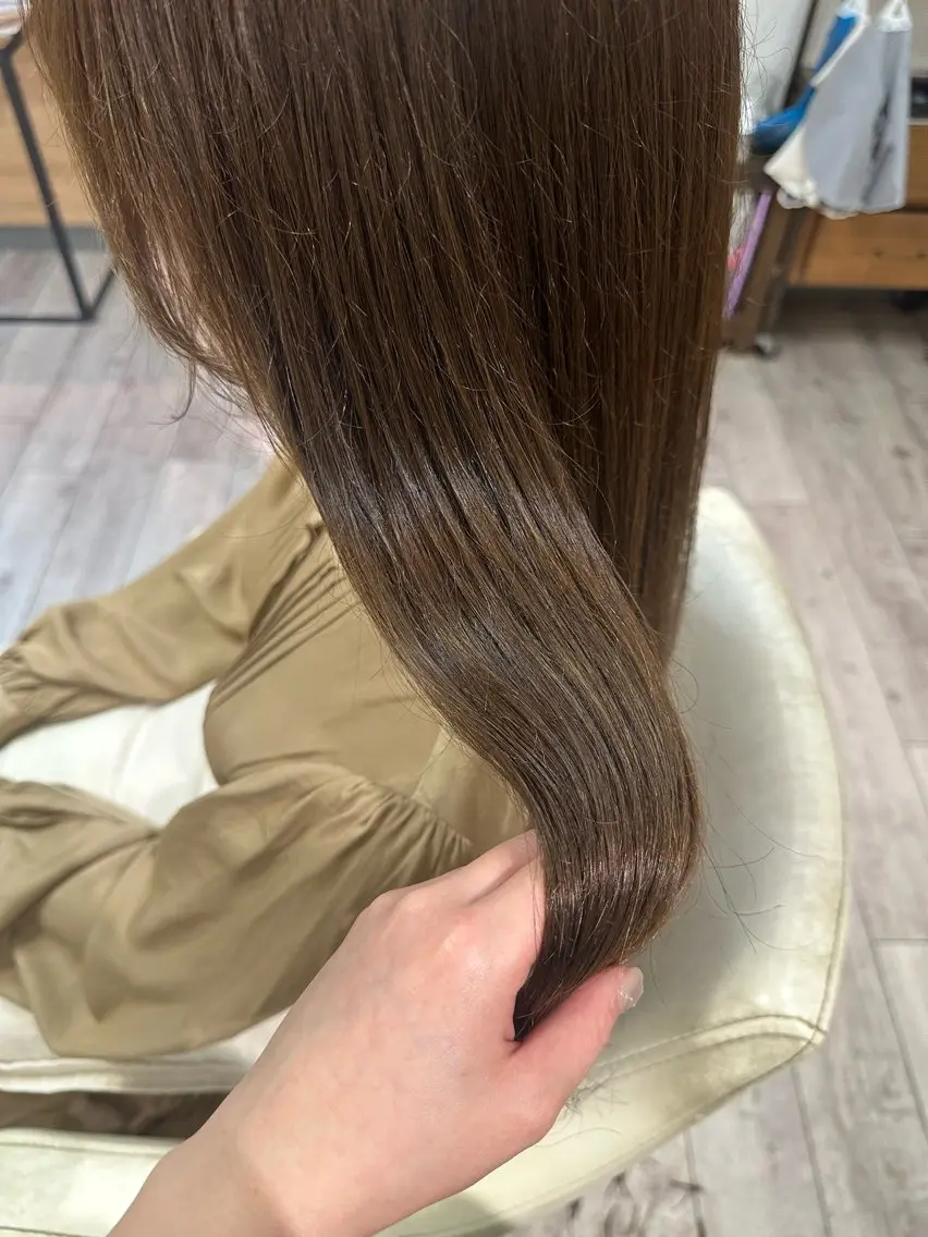 カラー ブリーチ ブリーチなしカラー 橋本叶夢/ お洒落hairのヘアスタイル