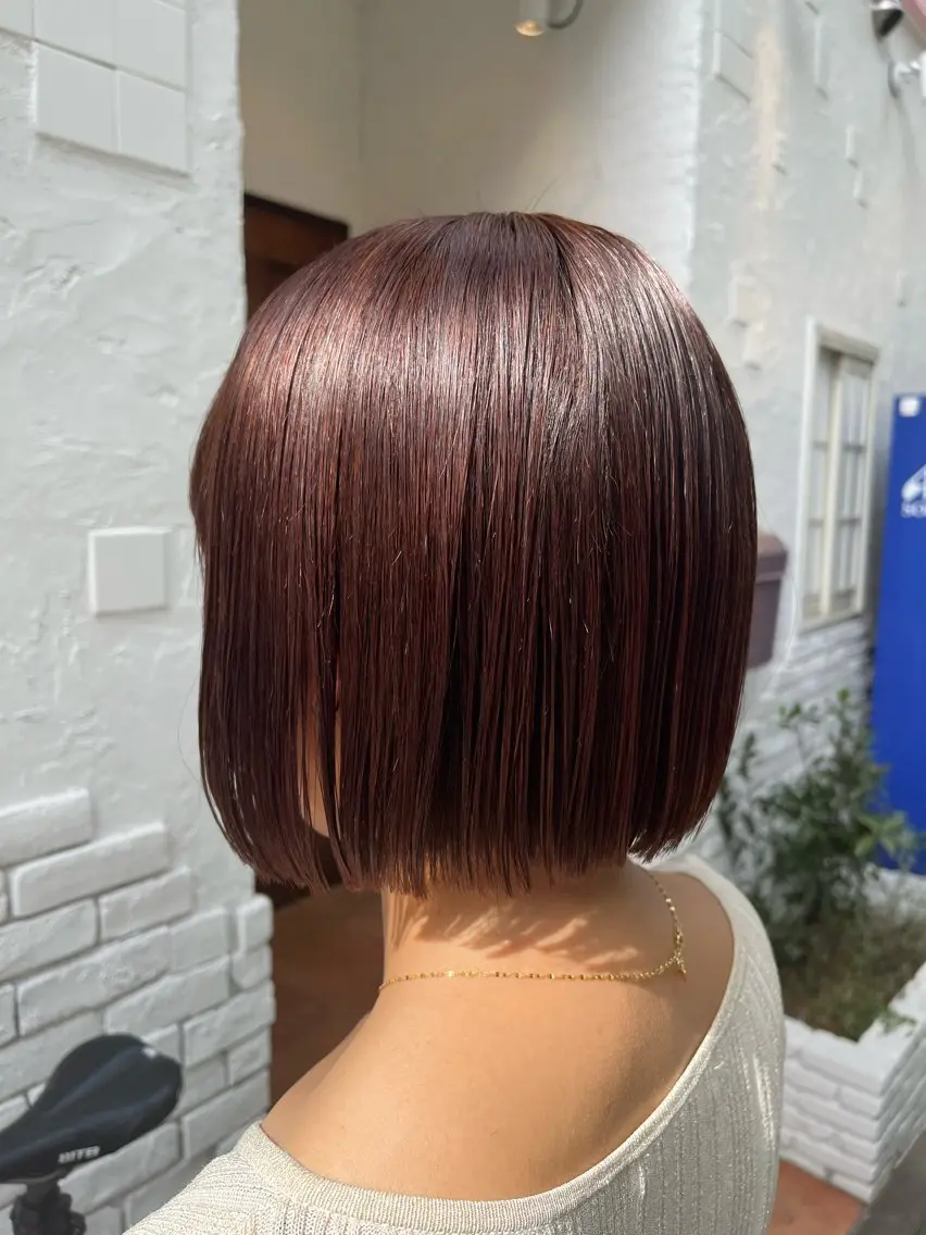 ショート アッシュ ボブ カット ヘアカラー トリートメント 🌈透明感カラー🌈 🌟吉田祐介🌟のヘアスタイル