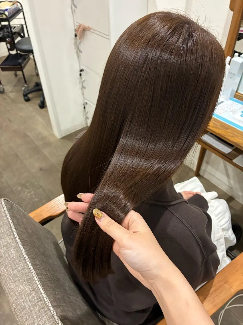【💖今だけの大特価約50%off💖【ご新規様限定】💡酸熱プレミアムフルコーストリートメント+カラーの写真